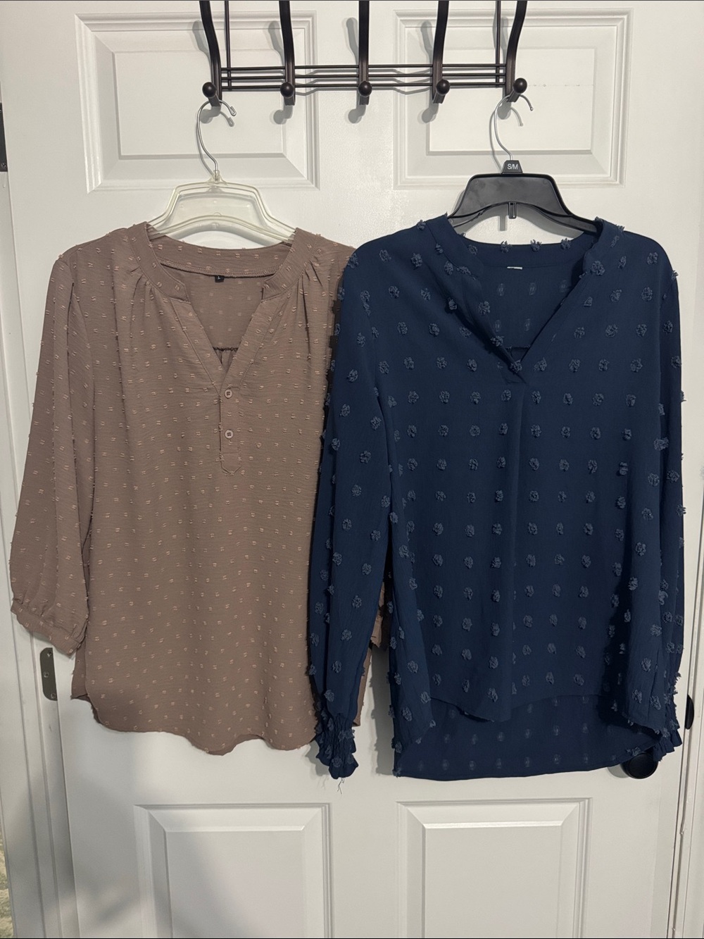 Women’s Cute and Soft Textured Peasant Blouses